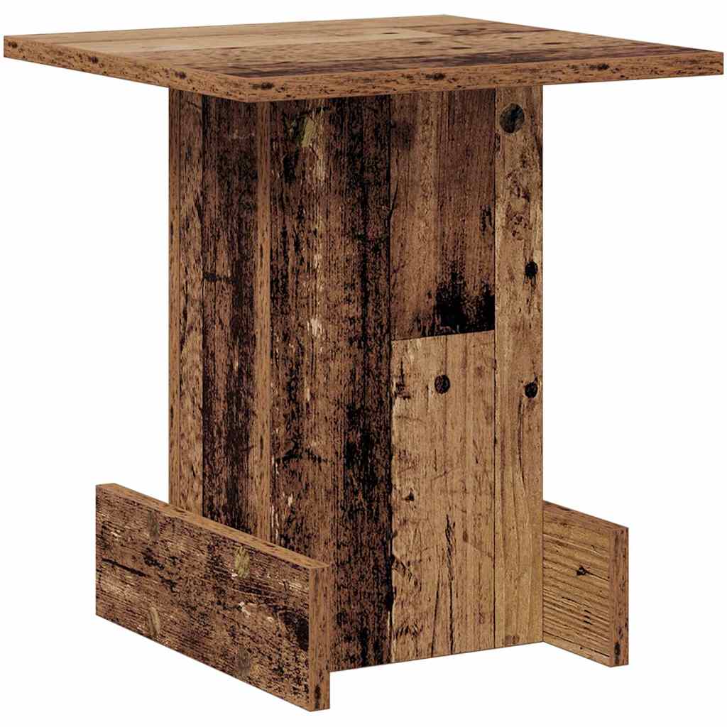 Side Table Reclaimed Wood Look 35.5 x 35 x 40 cm Engineered Wood