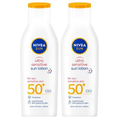Sun Ultra Sensitive Saules losjons 200ml, 2 vienības