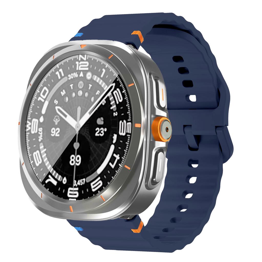 Bracelet+Changer en Boîtier Ultra pour Samsung Galaxy Watch 7 6 40 44mm Mettre à niveau vers Galaxy Watch Ultra 47 Protecteur d'Écran en Verre Trempé