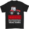 Warning Tractor Talk T-shirt