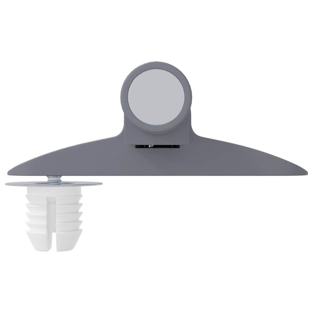 Soft Close Damper 12 pcs Grey 125 x 47 x 15 mm PP