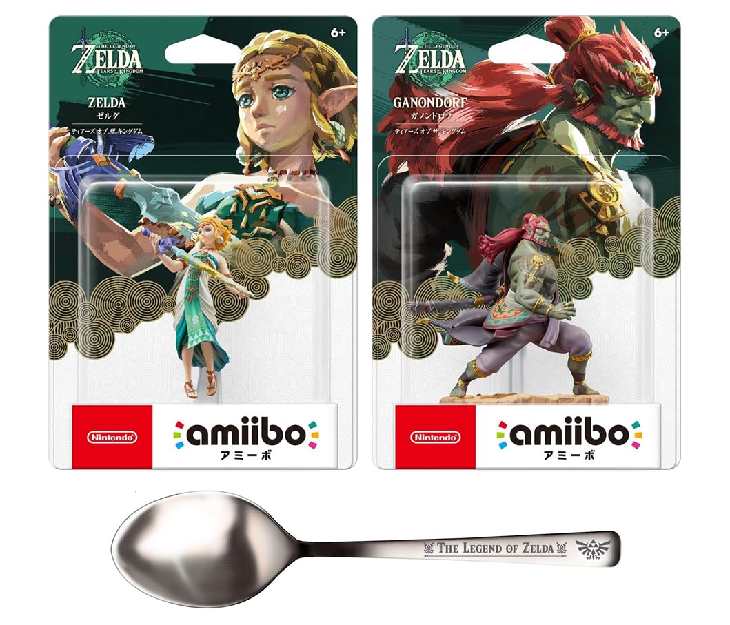 amiibo Зельда amiibo Ганондорф из The Legend of Zelda Ложка из нержавеющей стали в комплекте & [Королевство слёз] (Сериал)