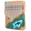 Thumb Piano Kalimba 17 Keys Portable Finger Instrument Kit Set with Tune Hammer Gift