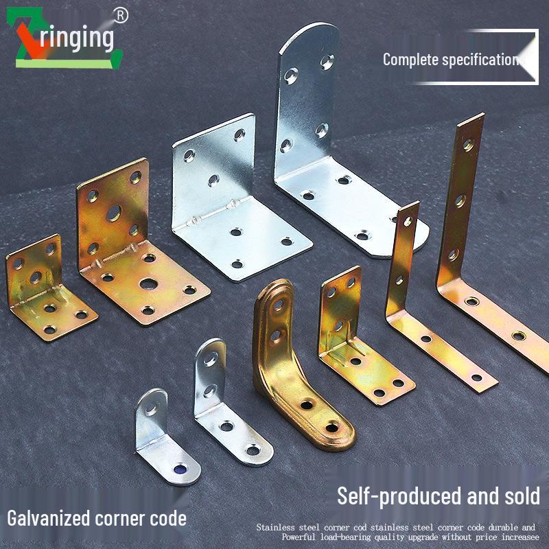 Heavy-Duty 90° L-Shaped Angle Bracket for Table and Chair Support
