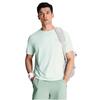 Under Armour Outdoor Knitted Training Breathable Solid Color Simple Versatile Fitness Short Sleeve T-Shirt Men tops Hydrogen-Green 6014376-377