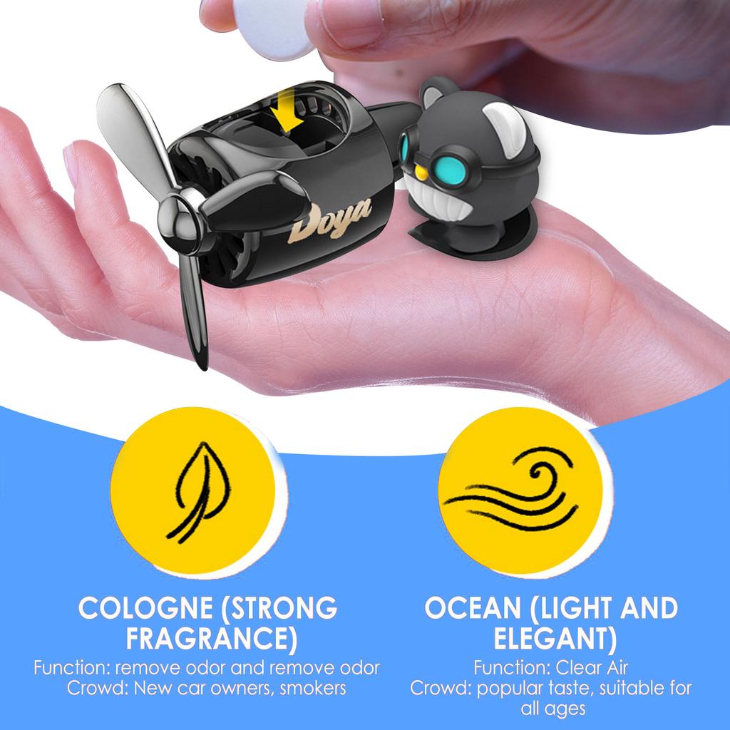 Nowe Odświeżacze Powietrza do Samochodu Uroczy Dyfuzor Zapachu do Samochodu Pilot Niedźwiedź Klips do Kratki Wentylacyjnej Samochodu Uroczy Kształt Kreskówki Ozdoba Zapachowa do Samochodu