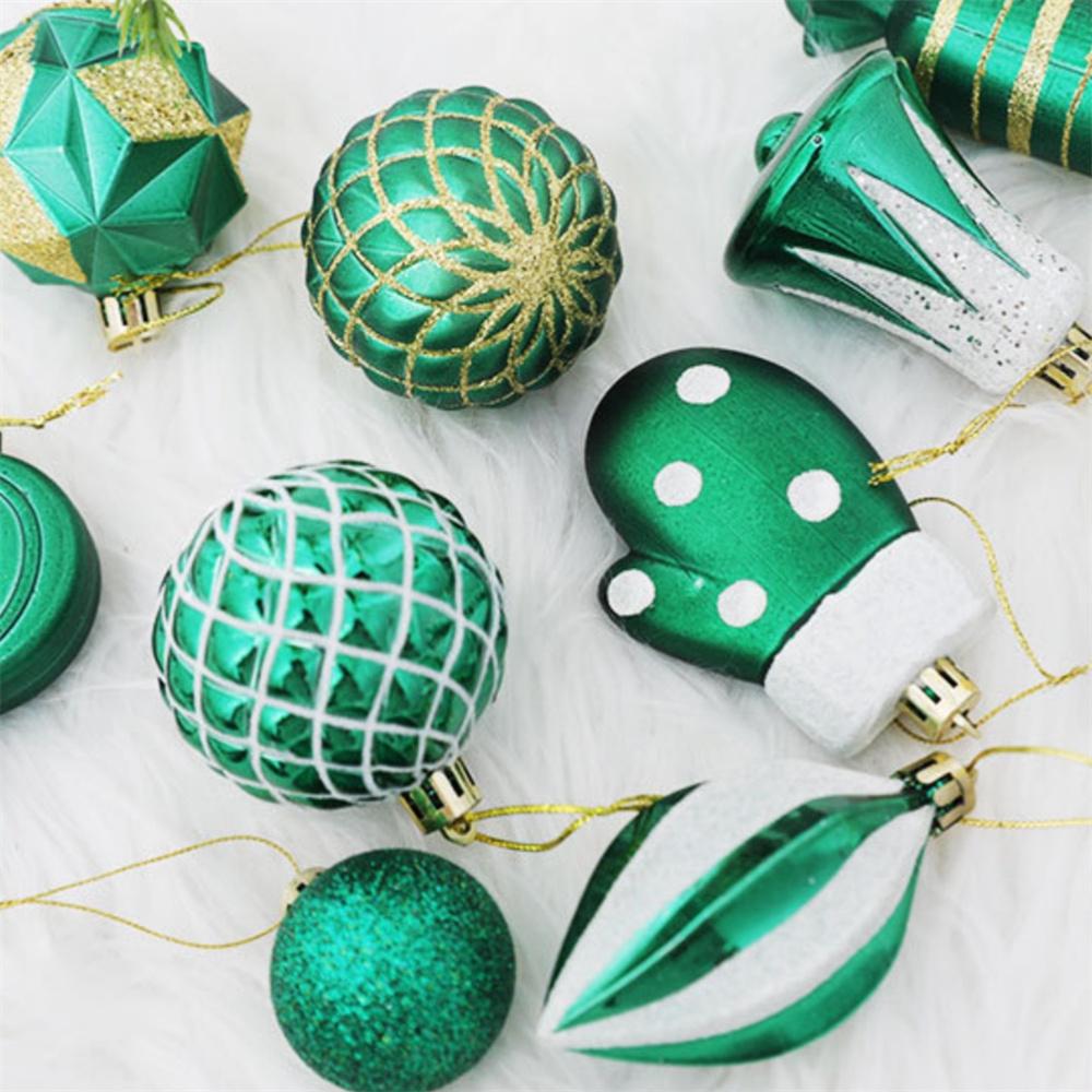 Xmas Decorations Boxed Packaging Christmas Ornaments Festive Balls 16pcs Set Tree Decorations For Home Decoration New Year