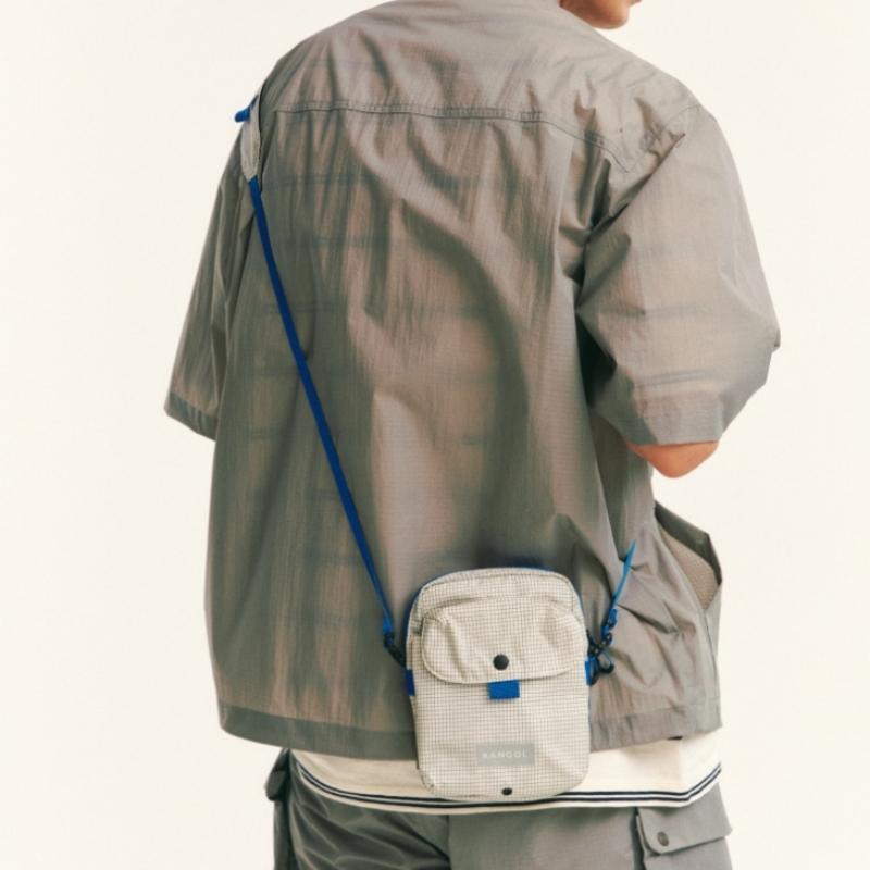 Kangol Cbr Retrocore Mini Crossbody Bag Beige 3353