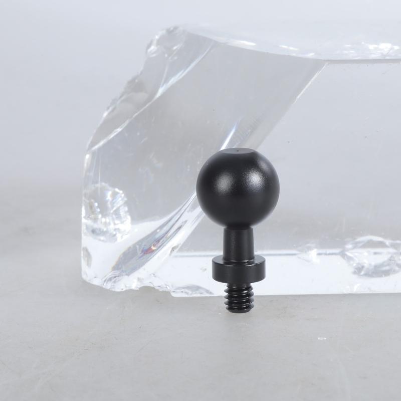 Προσαρμογέας Σύνδεσης Βάσης Πλοήγησης με Βίδα 1/4 και Κεφαλή Μπάλας 17mm από Αλουμίνιο, Προσαρμογέας Βάσης Αλουμινίου για Βάσεις Κινητού & Tablet