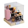 Dollhouse Making Kit, DIY Kit, Craft Set, Miniature, Cute (Kitchen) [Item]