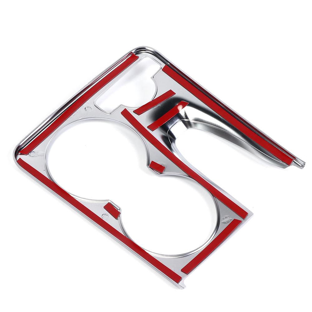 Moldura da Tampa do Porta-Copo da Console Encaixe para Classe GLK (X204) 2008-2015(Padrão de Carbono )