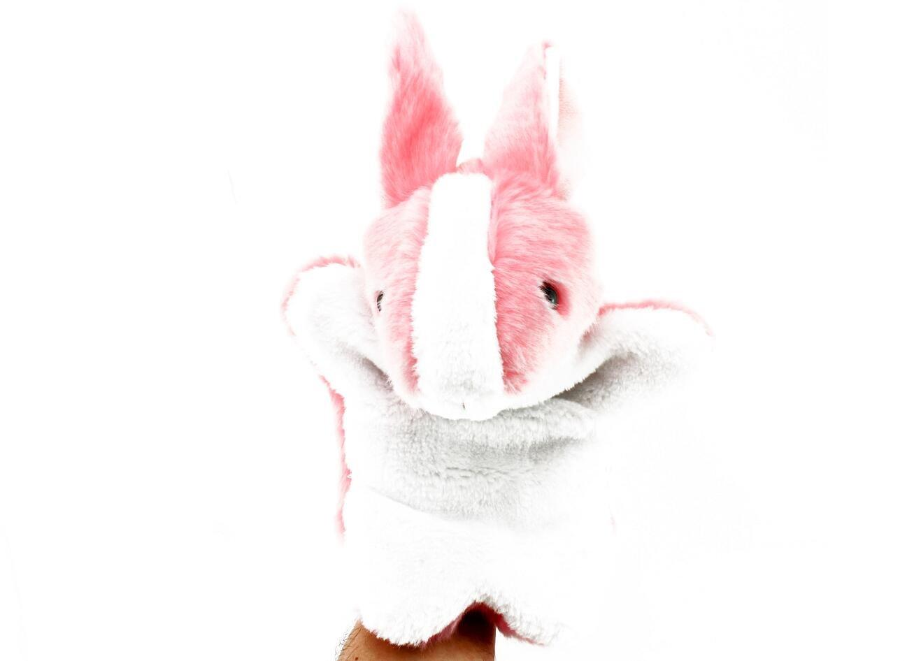 

Naissant Cute Pink Bunny Puppet Plush Toy
