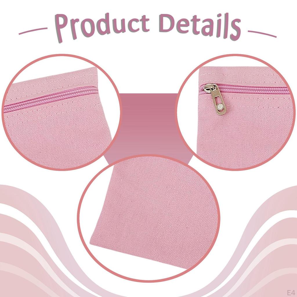 2 Pieces Sew in Pocket with Zipper Clothes Inner Pockets Mobile Storage Pouch Travel Security