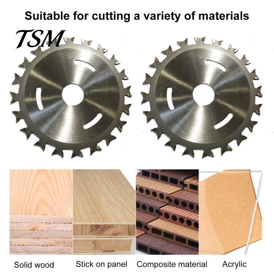 Circular Saw Blade Cutting Double Sides Fast Precise Cuts Super Sharp 4 Disc Inch 40T Carbide Metal Alloy for Carpentry