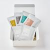 nifu Gift Set Natural Bath Bags 2 Hinoki Bath Bath Salts for Made in Natural Warm Luxury [Assorted (4 + Salts)] Women, Gift, Skin-Friendly, Japan,