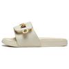 Li Ning Rubber Sole Slide Slippers Women's Beige Yellow AGAT002-2