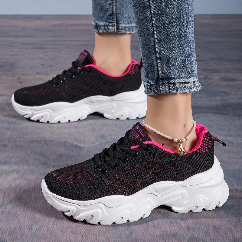 Women's Chunky Shoes Casual Sports Shoes Thick Bottom Platform Sneakers