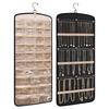 29/39 Girds Hanging Jewelry Storage Bag Double-Sided Organizer With Hooks Dustproof For Earrings,Necklaces And Rings Accessories