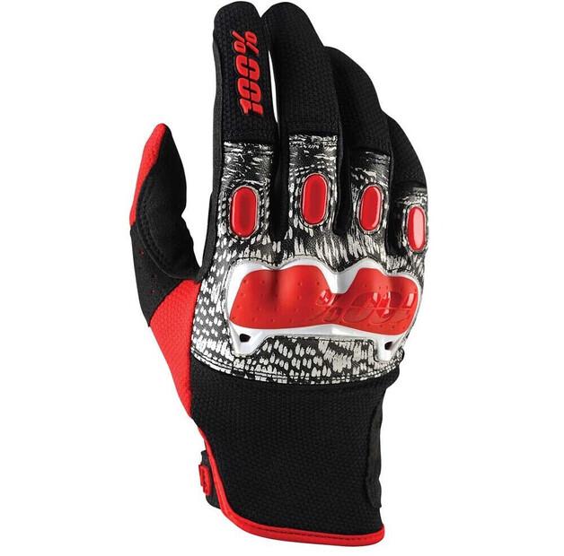 Bicycle Gloves 100% Derestricted Long (red-black)