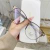 Y2K Eyeglasses Vintage Transparent Computer Glasses Frame Women Men Anti Blue Light Eyewear Blocking Glasses Optical Spectacle