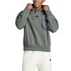 adidas Kapuzenpullover Buchstabenlogo Überschnittene Schultern Langarm-Sweatshirt Herren-Sweatshirt Grau Grün IR5182