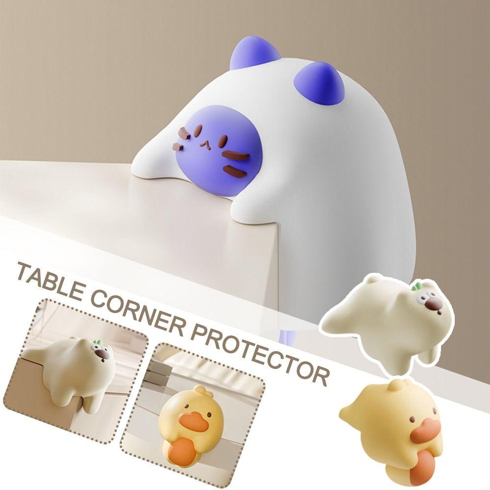 

4Pcs Self-Adhesive Table Corner Protective Cover For Baby Kids Protection Cat