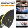 Low Noise Small Detail Pneumatic Sander Mouse Detail Sander Compact Air Sander Pneumatic Sander with Comfortable Rubber Handle