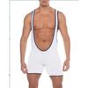 Mens Wrestling Singlet Compression Athletic Bodysuit MMA Boxing Triathlon Powerlifting Gym Fitness