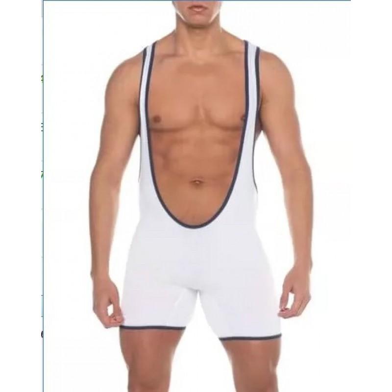 Mens Wrestling Singlet Compression Athletic Bodysuit MMA Boxing Triathlon Powerlifting Gym Fitness