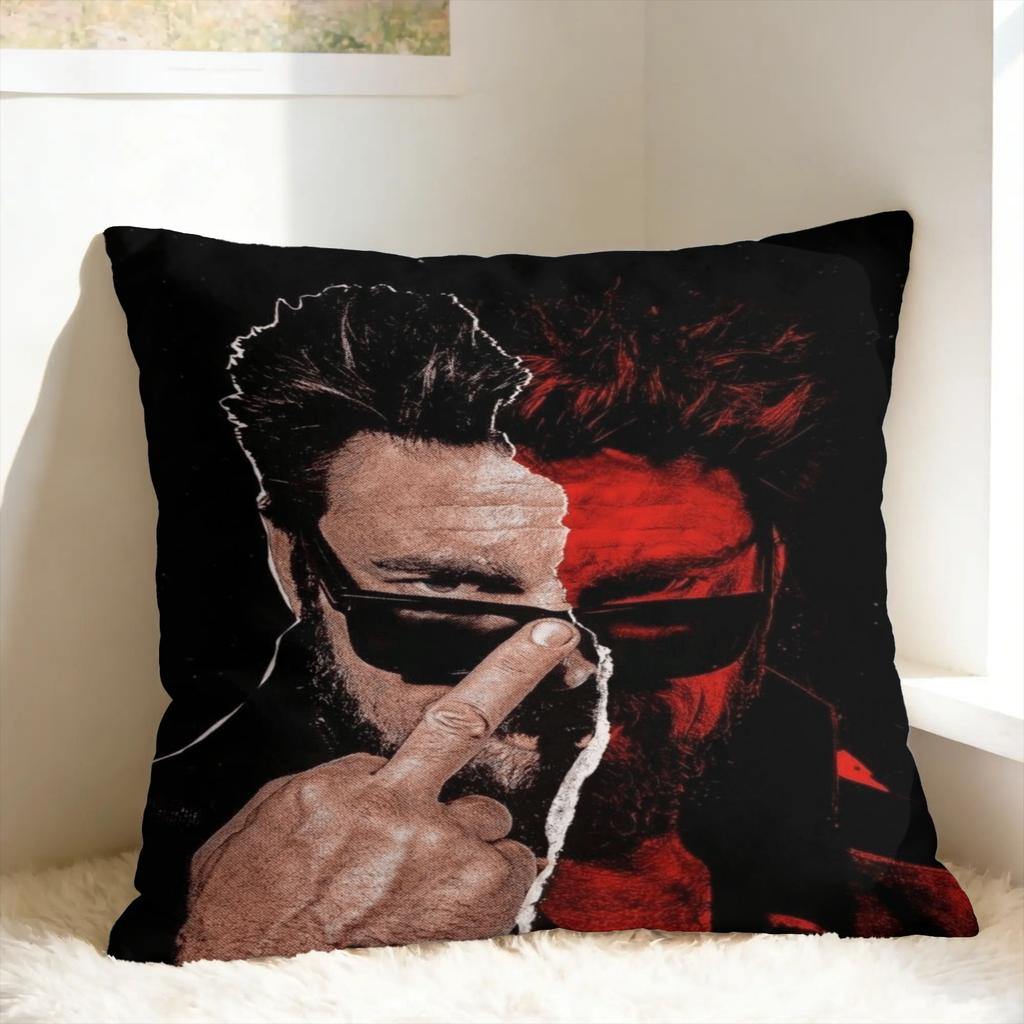 Billy Butcher Pillow Case Boys Soft Pillow Cover Kawaii Pillowcases For Sofa Bedroom Home Decor