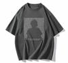 American high street pure cotton black short-sleeved t-shirt women's new summer loose large size fat mm half-sleeved design top