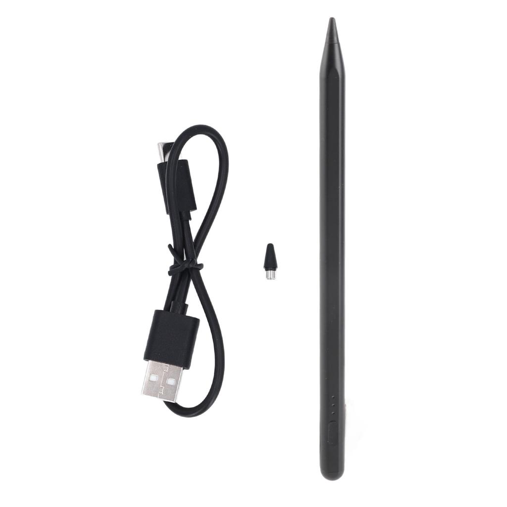 Tablet Stylus Pen with Removable Nibs Magnetic Adsorption Top Touch Switch Type C Charging 130mAh