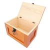 Desktop Wooden Storage Box Multifunctional Wood Container Box with Lock and Keys for Sundries