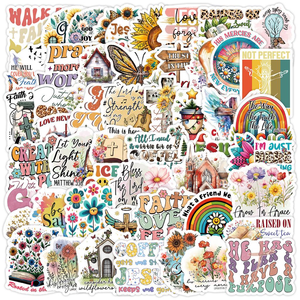 50 Cartoon Graffiti Stickers Water Cup Mobile Phone Computer Waterproof Decorative Stickers Creative Cartoon Stickers