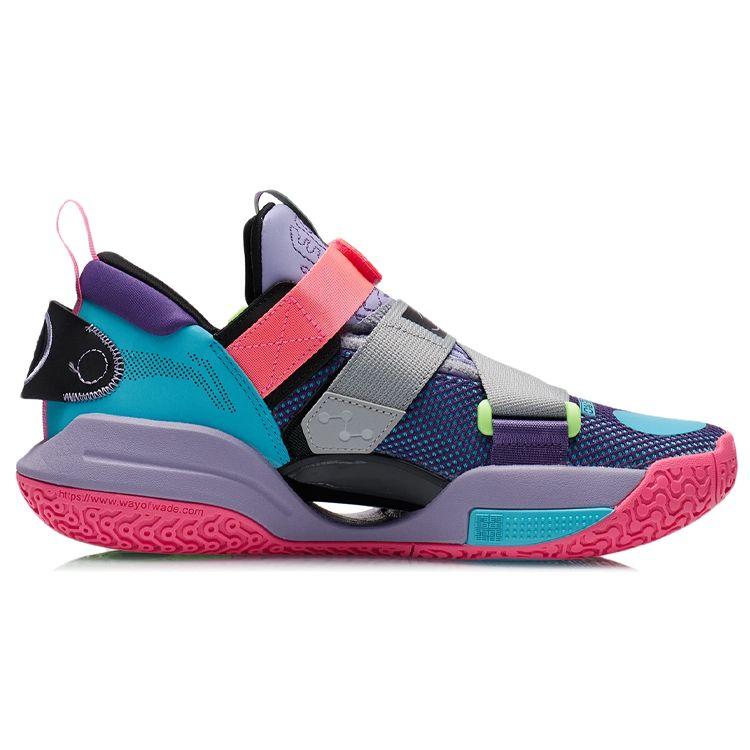 Li-Ning Wade All City 9 V2 Tillandsia Purple Ocean Blue Men Sneakers ABAR049-1