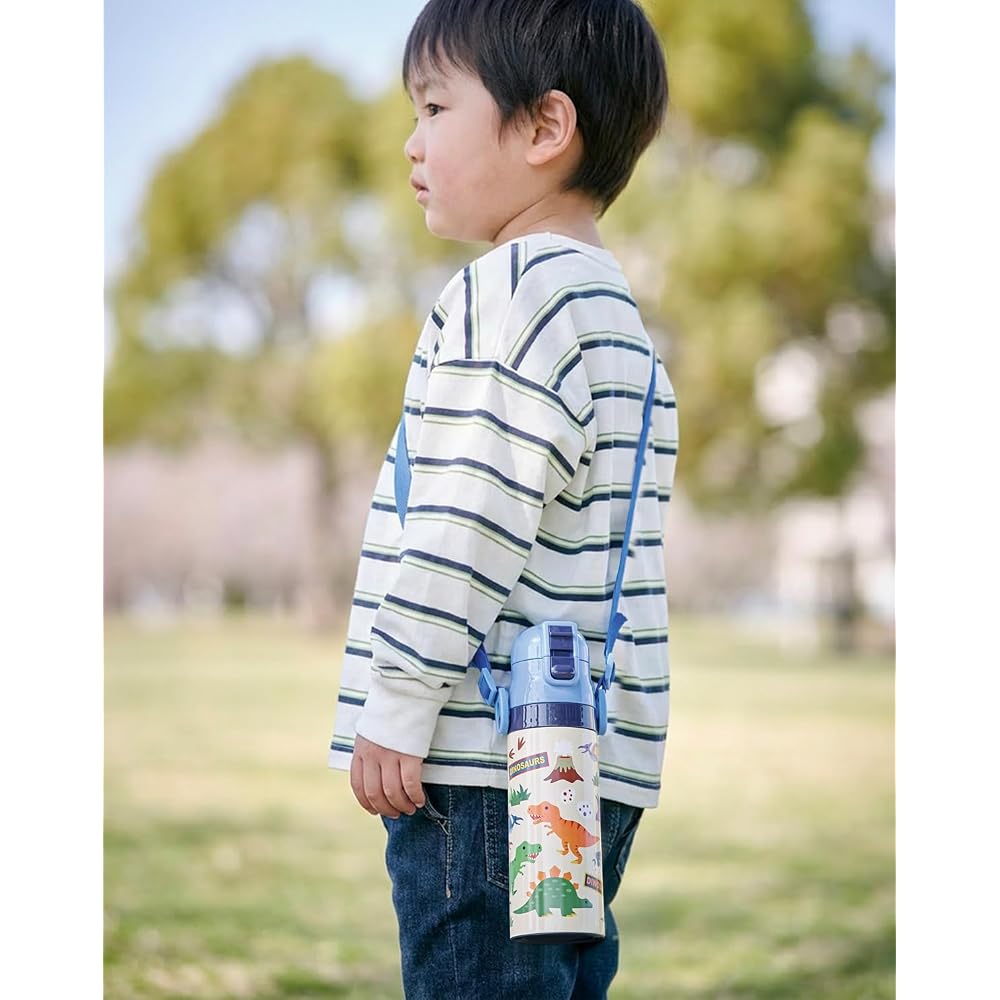 Skater (Skater) Water Bottle, Kids, Direct Drinking Water Bottle, 470ml, Super Mario 23, Insulate...
