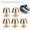 10Pcs Feet Nailhead Purse Handbag Luggage Flat Stud Rivet 12mm Brass Material Leather Craft