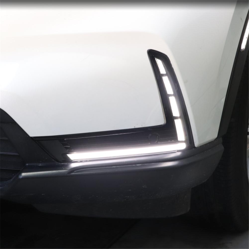 2PCS  LED Daytime Running Light Fog Turn Signal Light For Honda CR-V 2023 2024