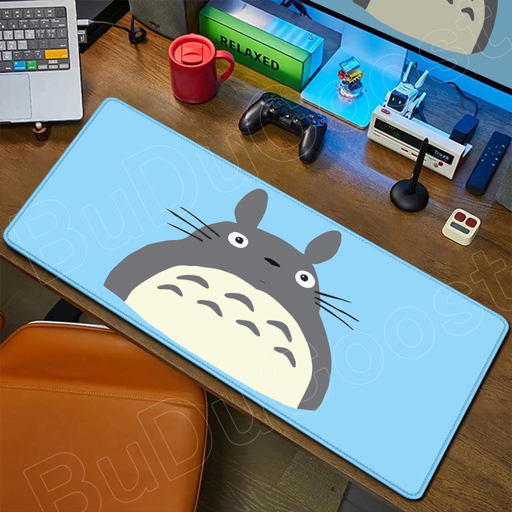 Mouse Pad Office Laptop HD Printing Kawaii Mousepad PC Japan Anime T-totoros Extended Table Mats Gaming Accessories Keyboard Pad