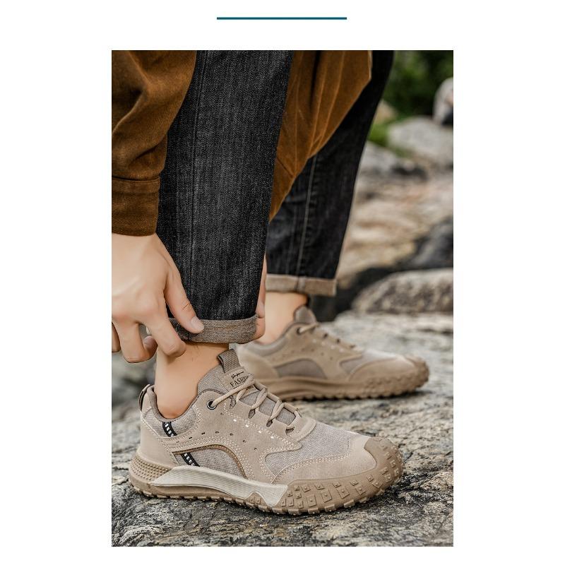 Casual Shoes, Fashionable Men's Breathable Skateboard Shoes, Trendy Hiking Shoes, Sports Outdoor Construction Site Shoes for Men.