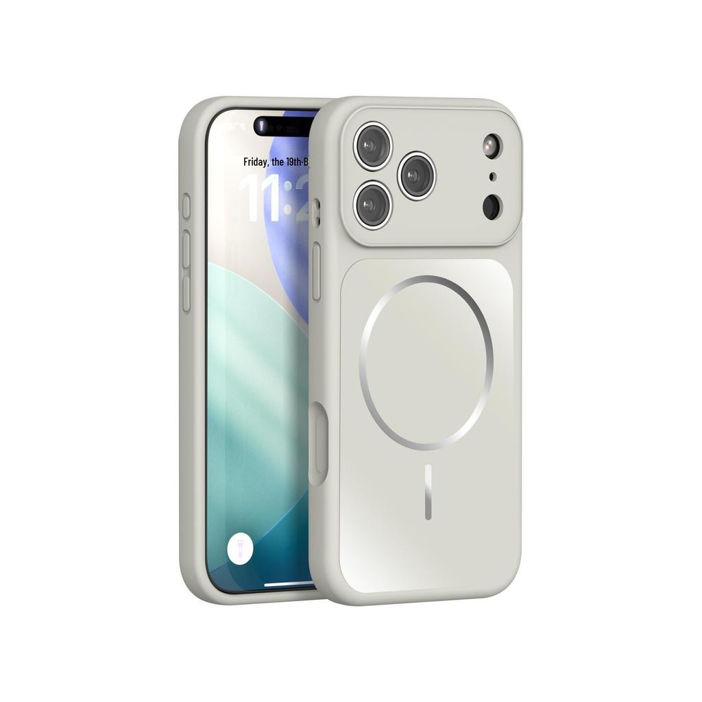 Apple Pro Max Liquid Silicone Magnetic Full Coverage iPhone Case