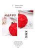Irregular Flocked Christmas Ball Ornaments Set for Hanging