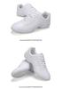 Scarpe Bianche Aerobica e Danza per Bambini - Suola Morbida Antiscivolo per Ragazze, Cheerleading e Allenamento 610
