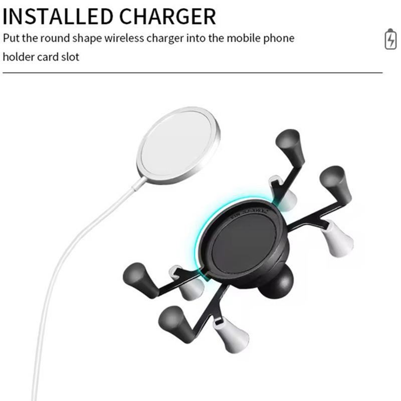 Phone Holder Adapter with 1"or 1.5"inch ball for Apple 15W MagSafe for ram  Mounts X-Grip