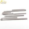 Hongguang S Stainless Steel Bumper Sill Protector with Decorative Anti-Scratch Strip
