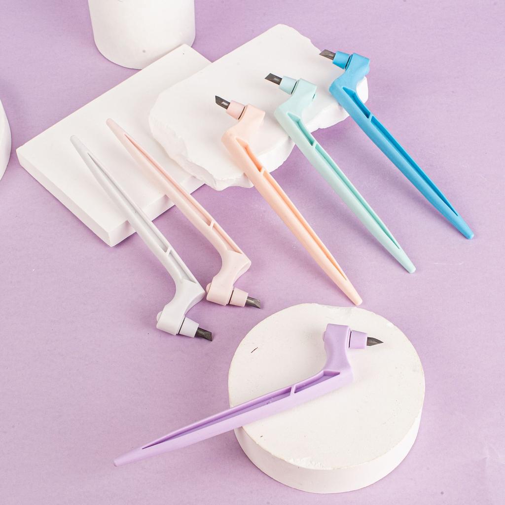 360° Rotating Carving Knife Simple Handbook Paper Cutting Carving Knife Office Cutting Tool DIY Utility Knife