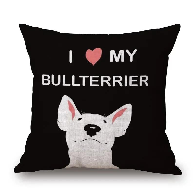 Hand Painting Dachshund Dog Posters Cushion Covers Sausage Pet Animals Pillowcase Decorative Pillows for Sofa