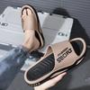Fashion Summer Men Slippers Fashion Trendy Flip Flops Bathroom Slippers Outdoor Non-Slip Sporty Style Open Toe Beach Slippers