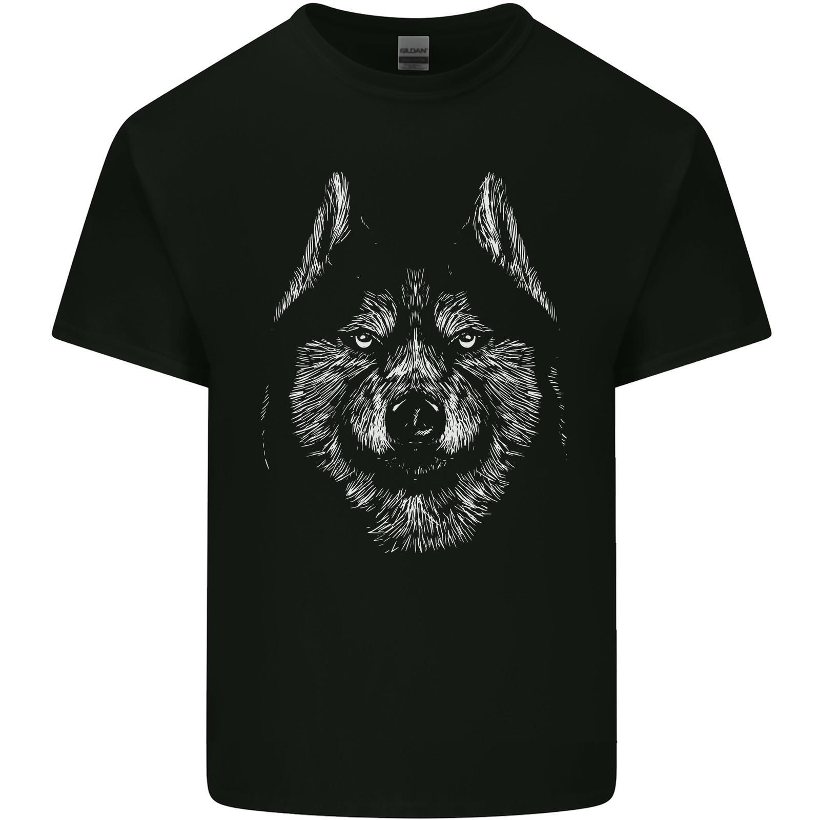26 A Siberian Husky Mens Light Cotton T-Shirt Unisex T-Shirt L
