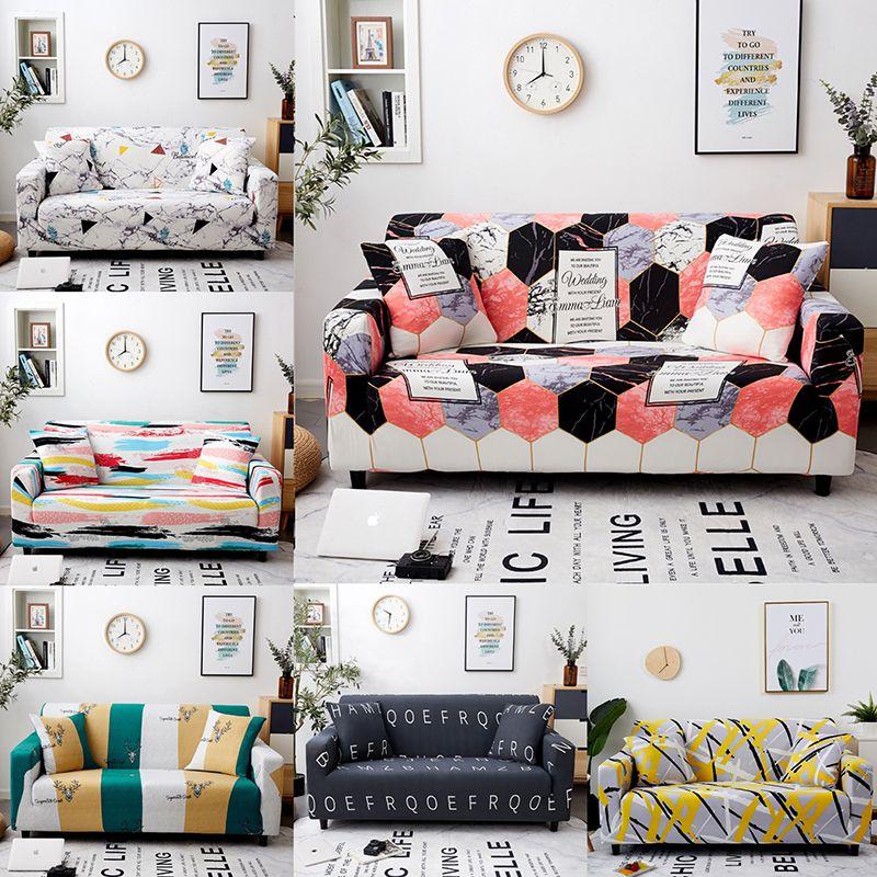 Elegant Elastic Slipcover For Sofa With Superior Fit And Wrinkle-resistant Fabric